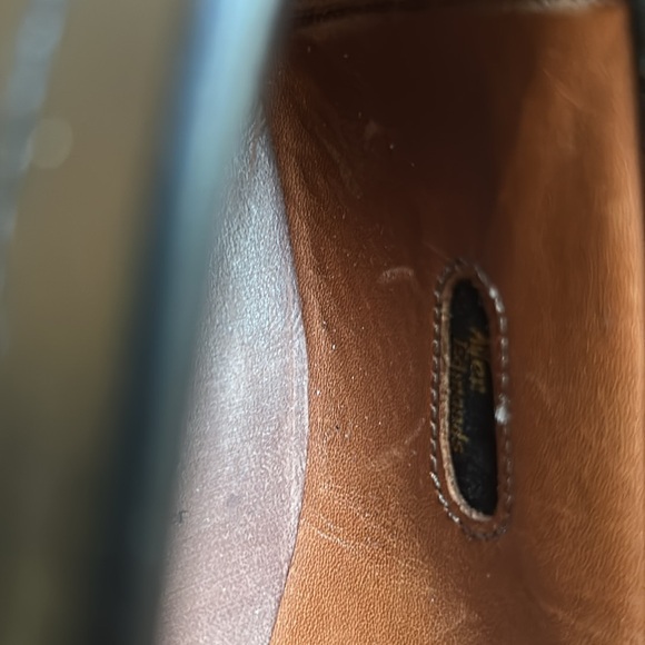 Allen Edmonds / Cahill Men's Black Leather Loafers with Buckle 9.5D Made in USA - Picture 13 of 13